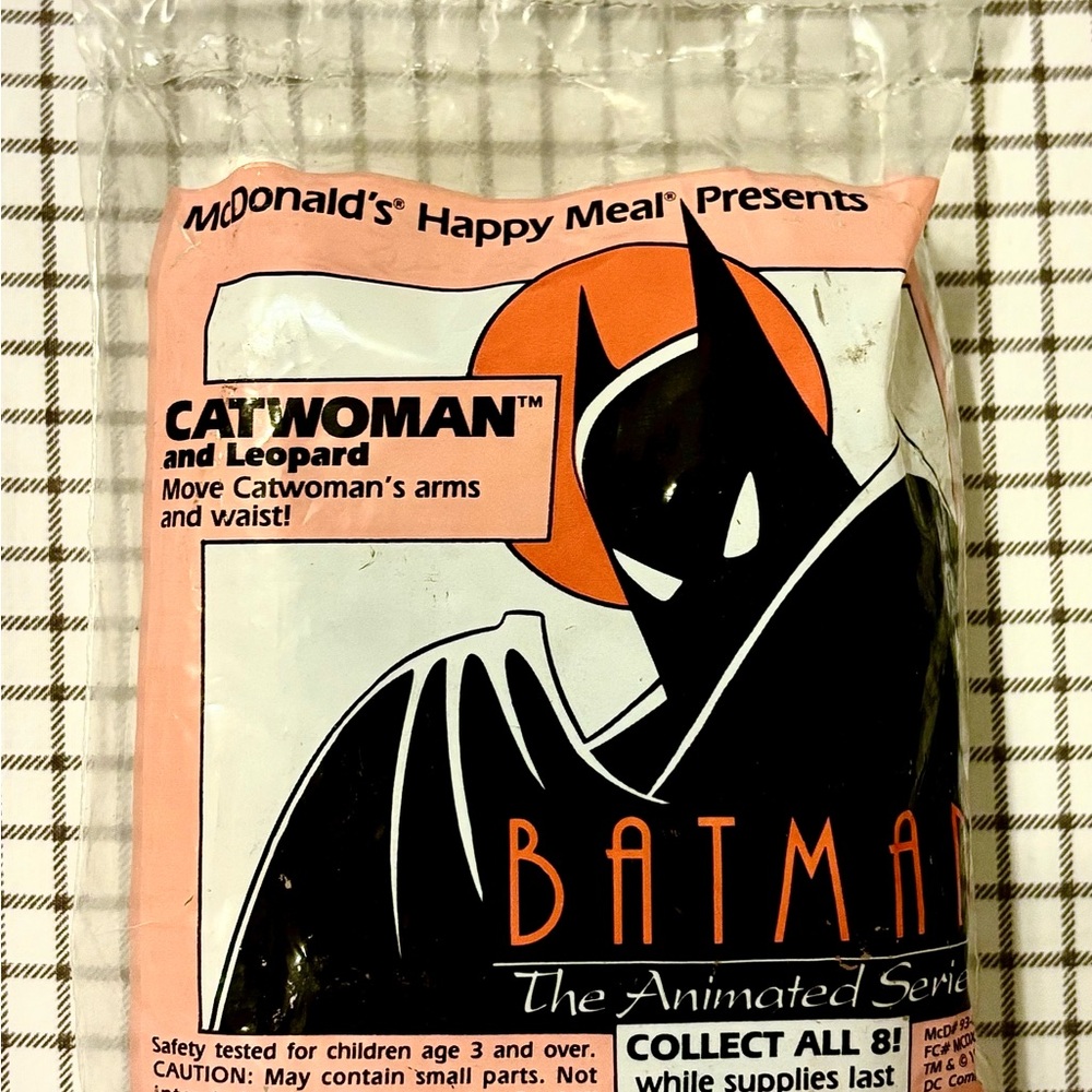 VINTAGE “CATWOMEN & LEOPARD” / McDONALD’S HAPPY MEAL PROMO, CIRCA 1993…